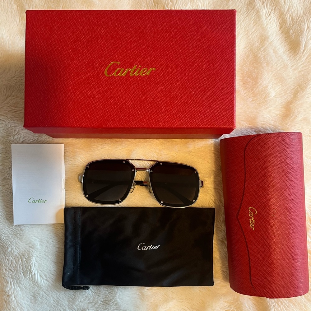 Cartier Style Aviator Sunglasses